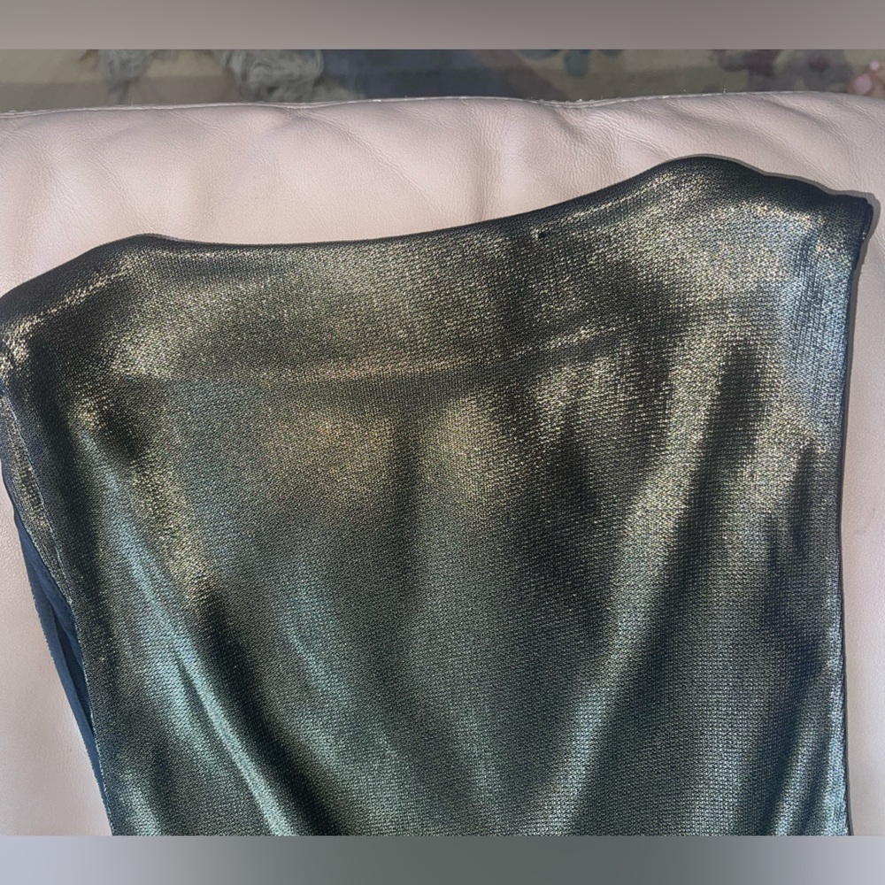 SAINT LAURENT
Jersey Twist Front Sleeveless Dress - size 36. - small - gold - Picture 11 of 16